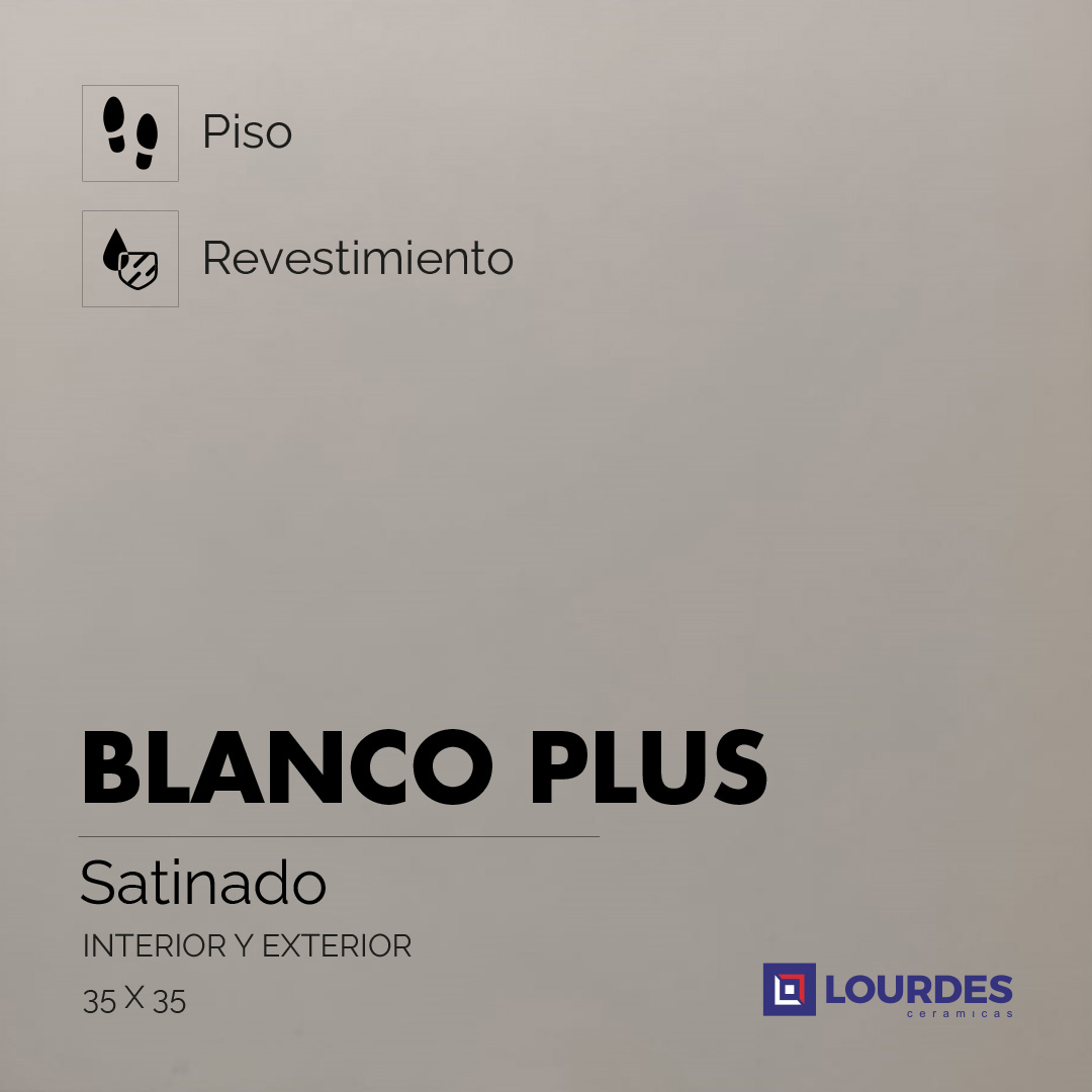 Blanco Plus Satinado_35x35