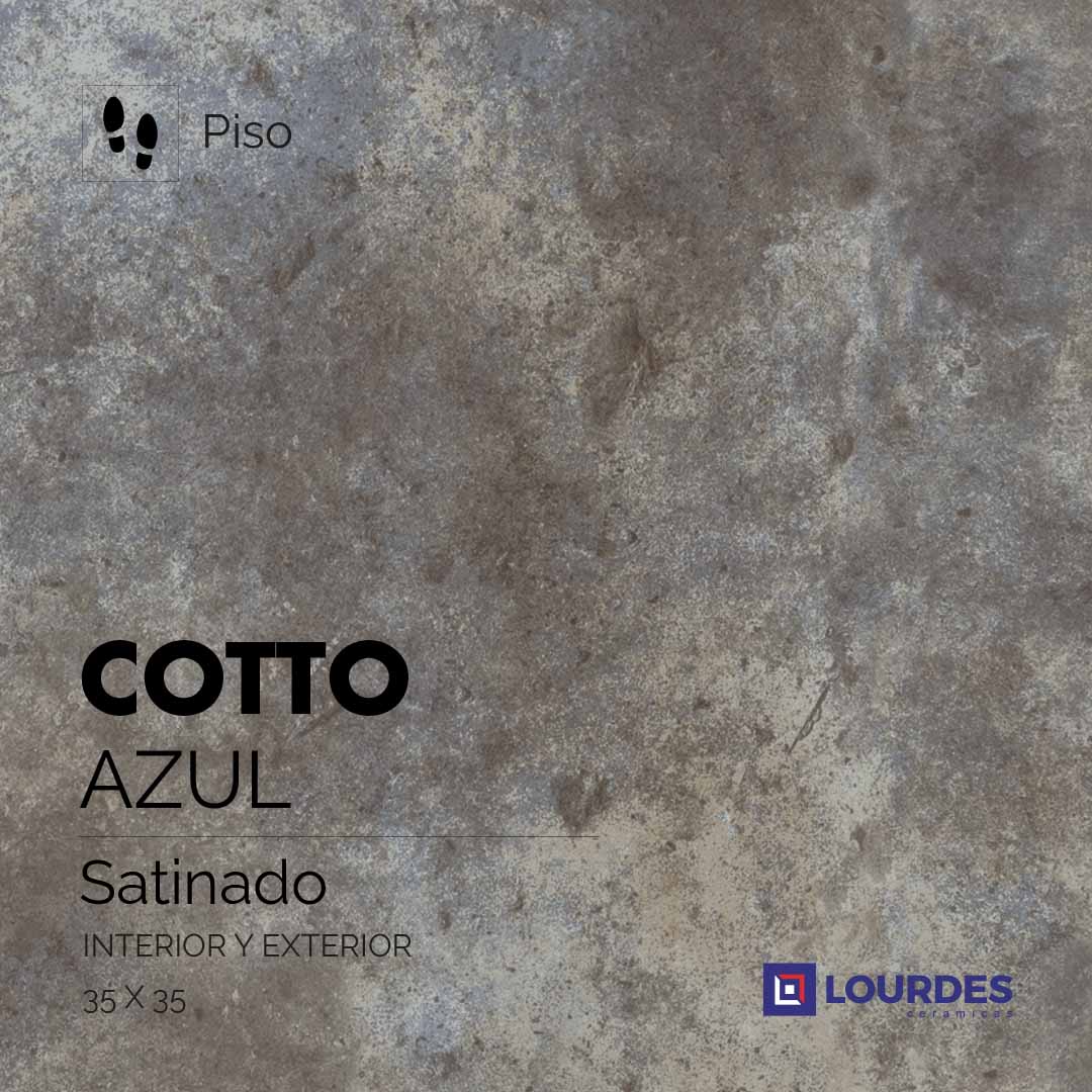 Cotto Satinado Azul_35x35