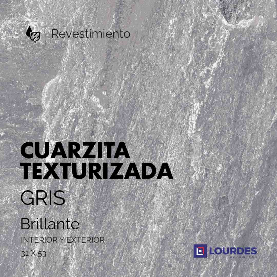 Cuarzita Texturizada Gris_53x31