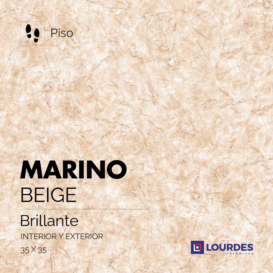 Marino Brillante Beige_35x35