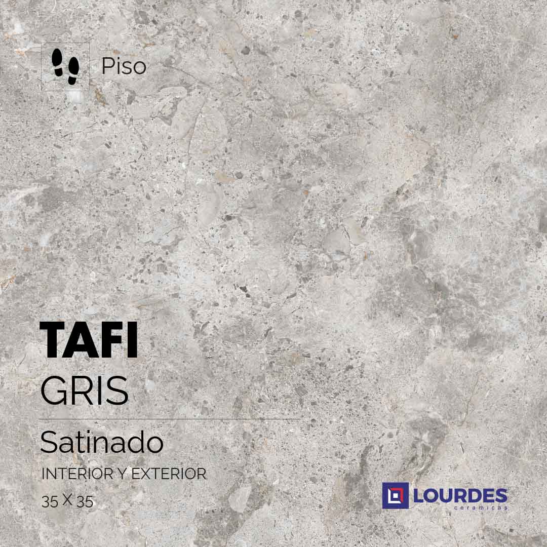 Tafi Satinado Gris _35x35