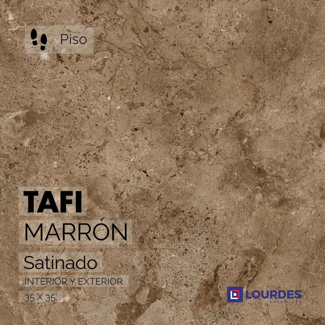 Tafi Satinado Marron_35x35