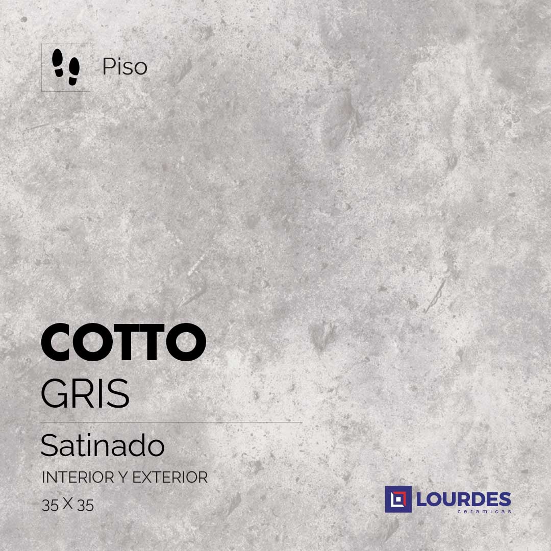 Cotto Satinado Gris_35x35