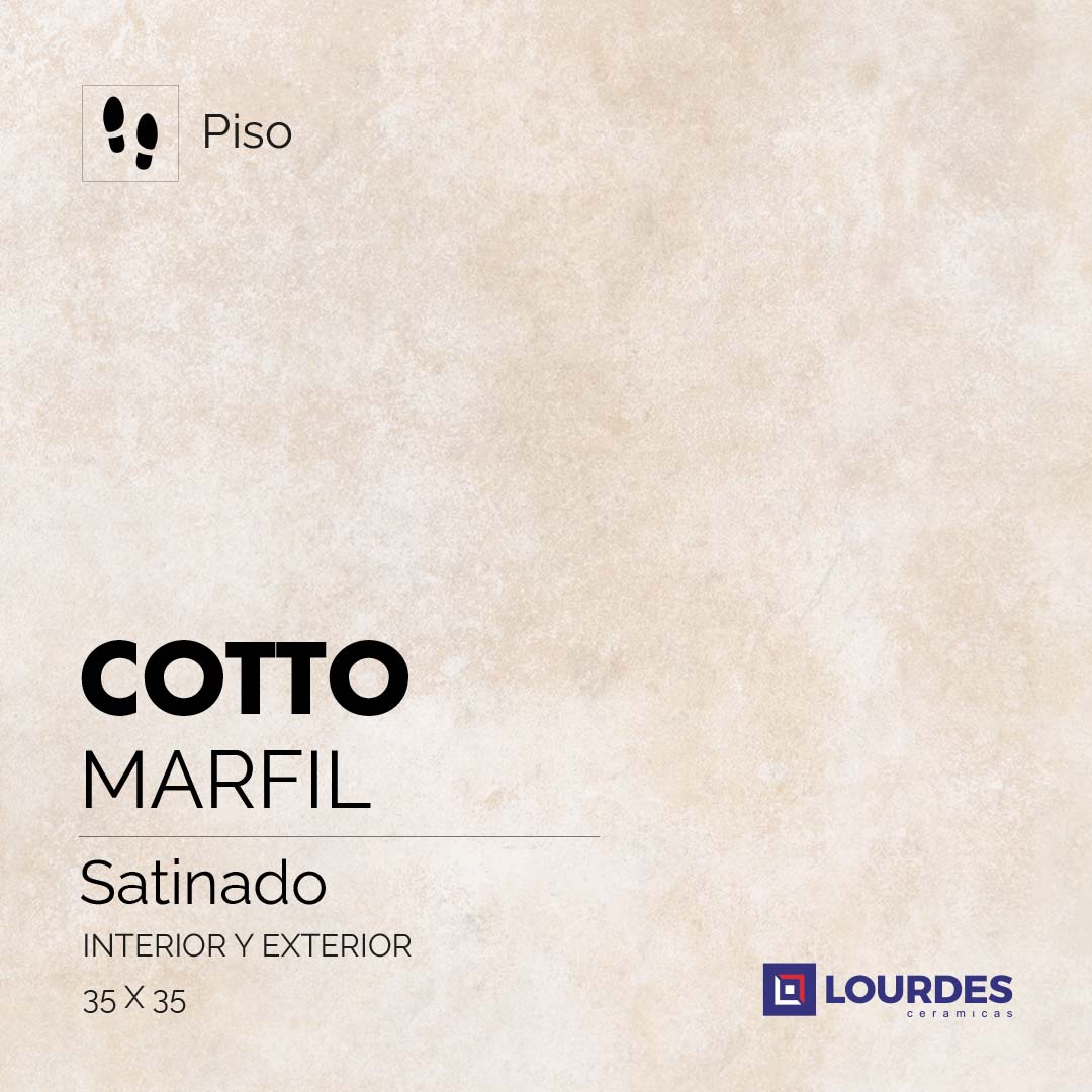 Cotto Satinado Marfil_35x35