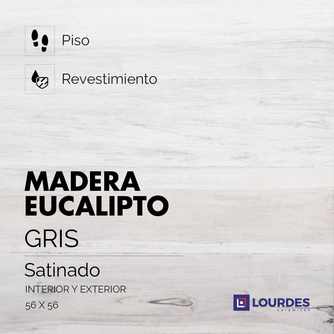 Madera Eucalipto Satinado Gris_56x56