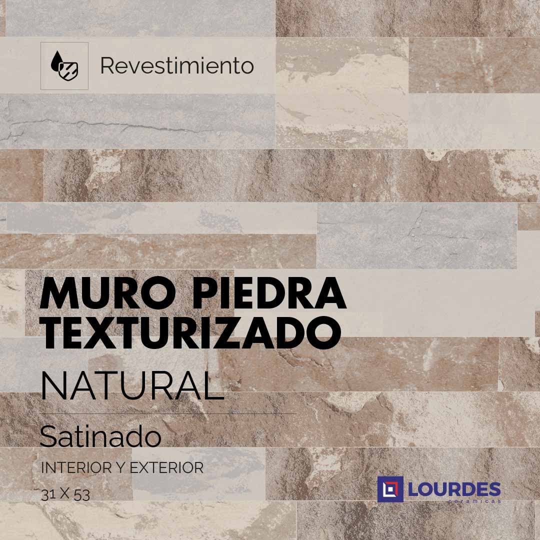 Muro Piedra Texturizado Natural_53x31