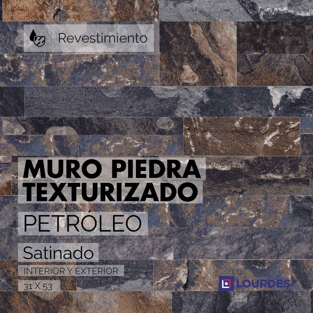 Muro Piedra Texturizado Petroleo_53x31