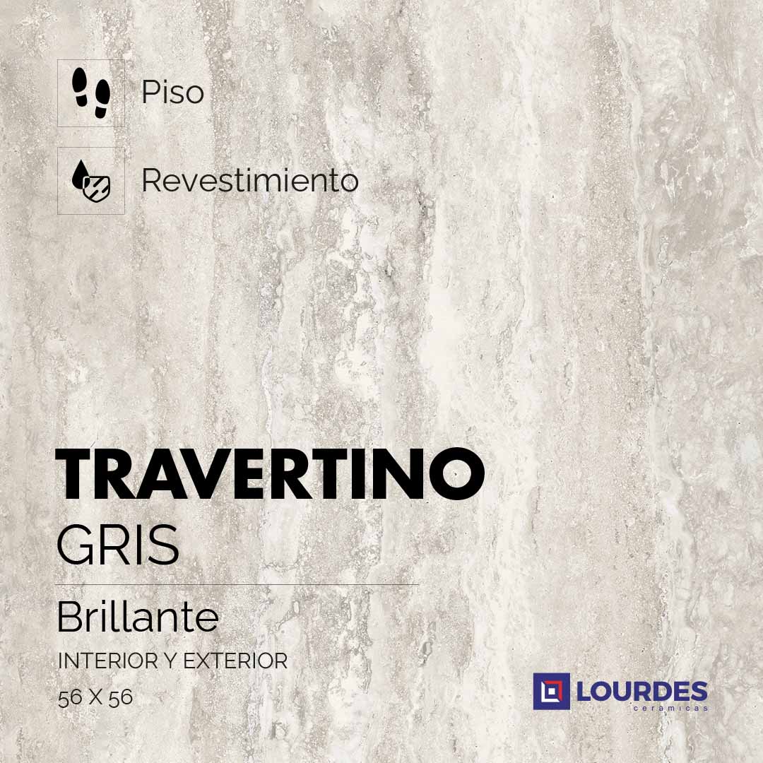 Travertino Brillante Gris_56x56